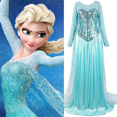 blue elsa dress from frozen